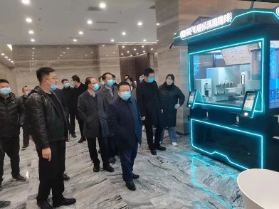 陕西榆林银行大楼-机器人现磨咖啡