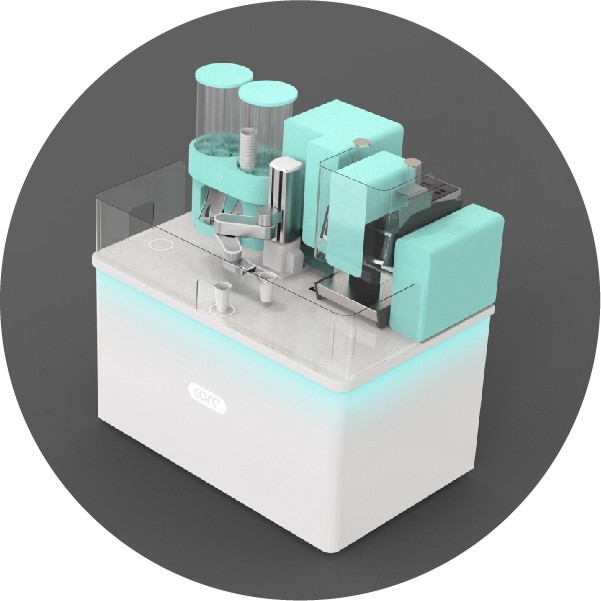 机器人现磨咖啡吧台